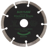 Austsaw- 125mm (5in) Diamond Blade Segmented - 22.2mm Bore - Segmented