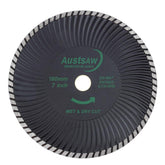 Austsaw- 185mm (7in) Diamond Blade Super Turbo Wave - 22.2/20mm Bore - Super Turbo
