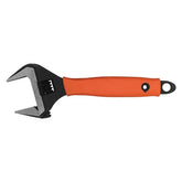 Sterling - 200mm Wide Jaw Wrench (8") L/H Thread Safety Nose with Orange Grip | AWP-200SR