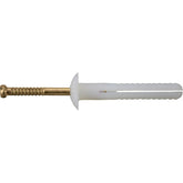 ICCONS® - Nylon Nailin Mushroom Anchor 6.5 x 25mm (Pack of 100) | NNM65025