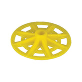 ICCONS® - 40mm Yellow Polystyrene Washer (Pack of 100) | PWY40
