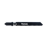 Makita Jig Saw Jigsaw Blade B-22 - Bayonet Type - 5Pk - Hss 24TPI / Fine Cut / Alu 1-3mm / Metal & S/Steel 1-3mm | SKU A-85737