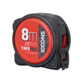 ICCONS® - Iccons 25mm X 8.0M Professional Tape Measure | BITZ-TAPE8.0M 48 pcs
