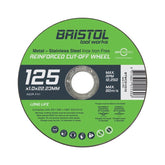 BRISTOL Bristol Cutting Disc 125 x 1.0mm | 10 Pack Bristol