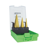 BRISTOL Bristol | Step Drill Set 3 Piece Straight Flute | 4-12, 4-20, 6-30mm BristolStep