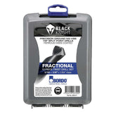 Bordo - 1/16-1/4" 13 Piece Black HSS Jobber Set ABS Case | 2000-F1