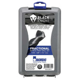 Bordo - 1/16-1/2" 29 Piece Black HSS Jobber Set ABS Case | 2000-F3