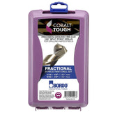 Bordo - 1/16-1/2" 21 Piece HSS Cobalt Drill Set ABS Case | 2010-F5