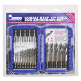 Bordo - Cobalt Step Tip Drill and Accessory Set | 2012-S1