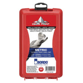 Bordo - 19 Pce - 1 - 6.5mm Delta Point Bright Finish HSS Drill Set | 2015-M5