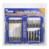 Bordo - 32 Piece IMPACT Screwdriver Insert Bit, Power Bit, Nutsetter | 2206-S1