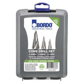 Bordo - M2-HSS Hex Shank Cone Drill Set | 2605-S1
