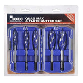 Bordo - Quad Max 4 flute cutter set - 5 piece | 2673-S3