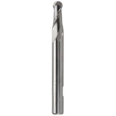 Bordo - 12mm Short Ball Nose Flatted HSS Cobalt Slot Drill | 6024-12.00S