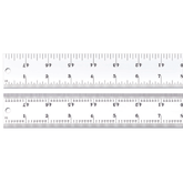Starrett - Steel Rule Heavy Spring-Tempered 48in 4R Grad | C404R-48