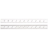 Starrett - Steel Rule 12in 4R Grad | C604R-12