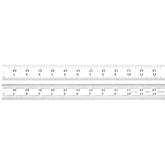 Starrett - Steel Rule 24in 4R Grad | C604R-24