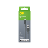Powercell - GP Charge & Sync Cable 1m USB-A to Lightning - Grey | CL1N