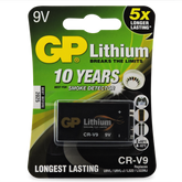 Powercell - GP 9.0V 1100mAh 9V Lithium Battery - Card of 1 | CR9VC1