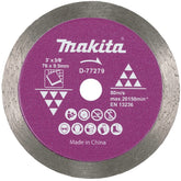 Makita - 76mm x 3/8 Diamond Wheel (Tile) - DMC300 | D-77279