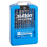Sutton - Drill D101 S2 Jobber HSS Silv Bullet Set 1/16-3/8In 21Pc | D101S2