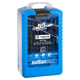 Sutton - Drill D102 S3 Jobber HSS Blue Bullet Set 1/16-1/2In 29Pc | D102S3