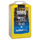 Sutton - Drill D180 Sm3 Jobber HSS-Tialn-Tip Inox Set 1-13mm 25Pc | D180SM3