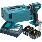 Makita - 18V Brushless 4-Stage Impact Driver Kit | DTD173RTJ