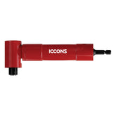 ICCONS® - BI-050 - Right Angle Drill Attachment With Quick Release - 1/4 x 55mm Long | BTRAQR