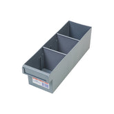 EHI - 100x100x300mm Spare Parts Tray With 2 Removeable Dividers Grey | F1H-001