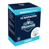 Frontier - Frontier P2 Cup Respirator with valve, 10 units per box | 9322297096315
