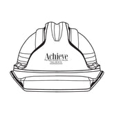 Frontier -  H/Hat White vented with Achieve logo | 9322297301693