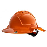 Frontier -  Hard Hat Tuffgard Broad Brim Vented w/ ratchet harness Orange | 9322297222400