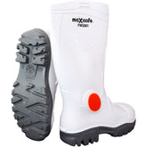 Maxisafe - Executive White Safety Toe Gumboot - Size 14 | FWG901-14