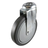 EHI - 150mm Grey Rubber Bolt Hole Castor | G61AZ44K150