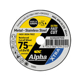 Cutting Disc 75 x 1mm XTRA Bulk