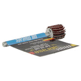 Flap Wheel Mounted 10 x 10 x 3mm A80 Grit AlOx Bulk