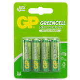 Powercell - GP Greencell 1.5V Extra Heavy Duty AA - Card of 4 | GP15GC4