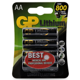 Powercell - GP 1.5V AA GP Lithium (LiFeS2) FR6 Card of 4 | GP15LC4