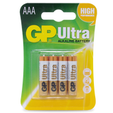 Powercell - GP Ultra Alkaline AAA - Card of 4 | GP24AUC4