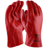 Maxisafe - Maxisafe Red Pvc Gauntlet - 27Cm | GPR121