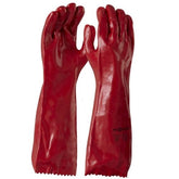 Maxisafe - Maxisafe Red Pvc Gauntlet - 45Cm | GPR122