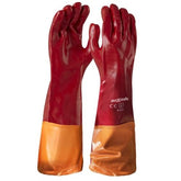 Maxisafe - Maxisafe Red Pvc Gauntlet - 60Cm | GPR230