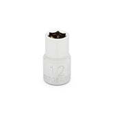 Action 12mm 1/2" Drive 6-point Metric Standard Magnetic Impact Socket