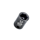 Action 12mm 3/8" Drive 6-point Metric Standard Magnetic Impact Socket