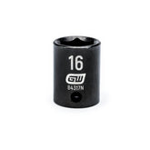Action 16mm 3/8" Drive 6-point Metric Standard Magnetic Impact Socket