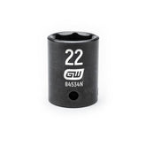 Action 22mm 3/4" Drive 6-point Metric Deep Thin Wall Impact Socket