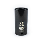 Action 30mm 1/2" Drive 6-point Metric Deep Thin Wall Impact Socket