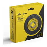Alpha Wheel Brush X-Lock 125mm Steel Wire | 0.30mm Crimped