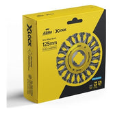 Alpha Wheel Brush X-Lock 125mm Stainless Steel Wire | 0.30mm Knotted